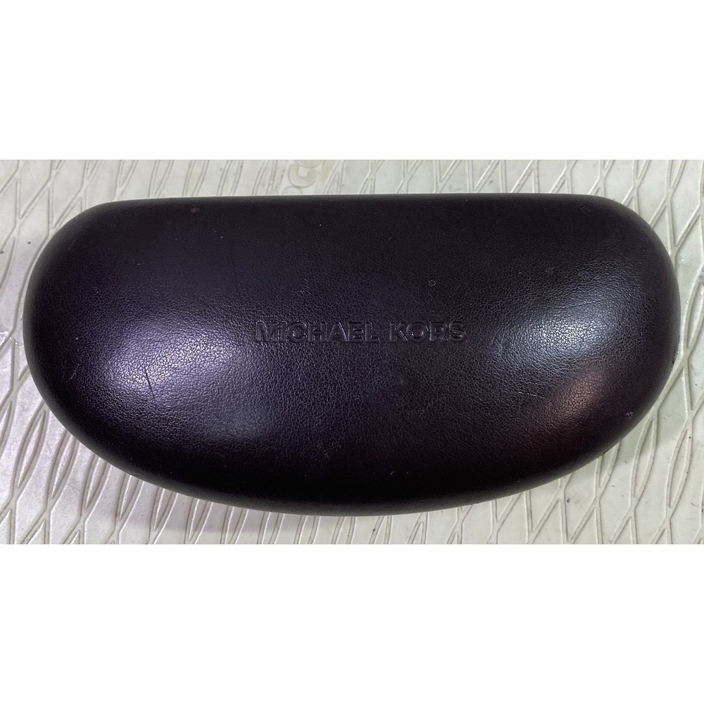 Michael Kors Brown Eye Glasses Case Sunglasses 7x3x1.5" See‎ Desc